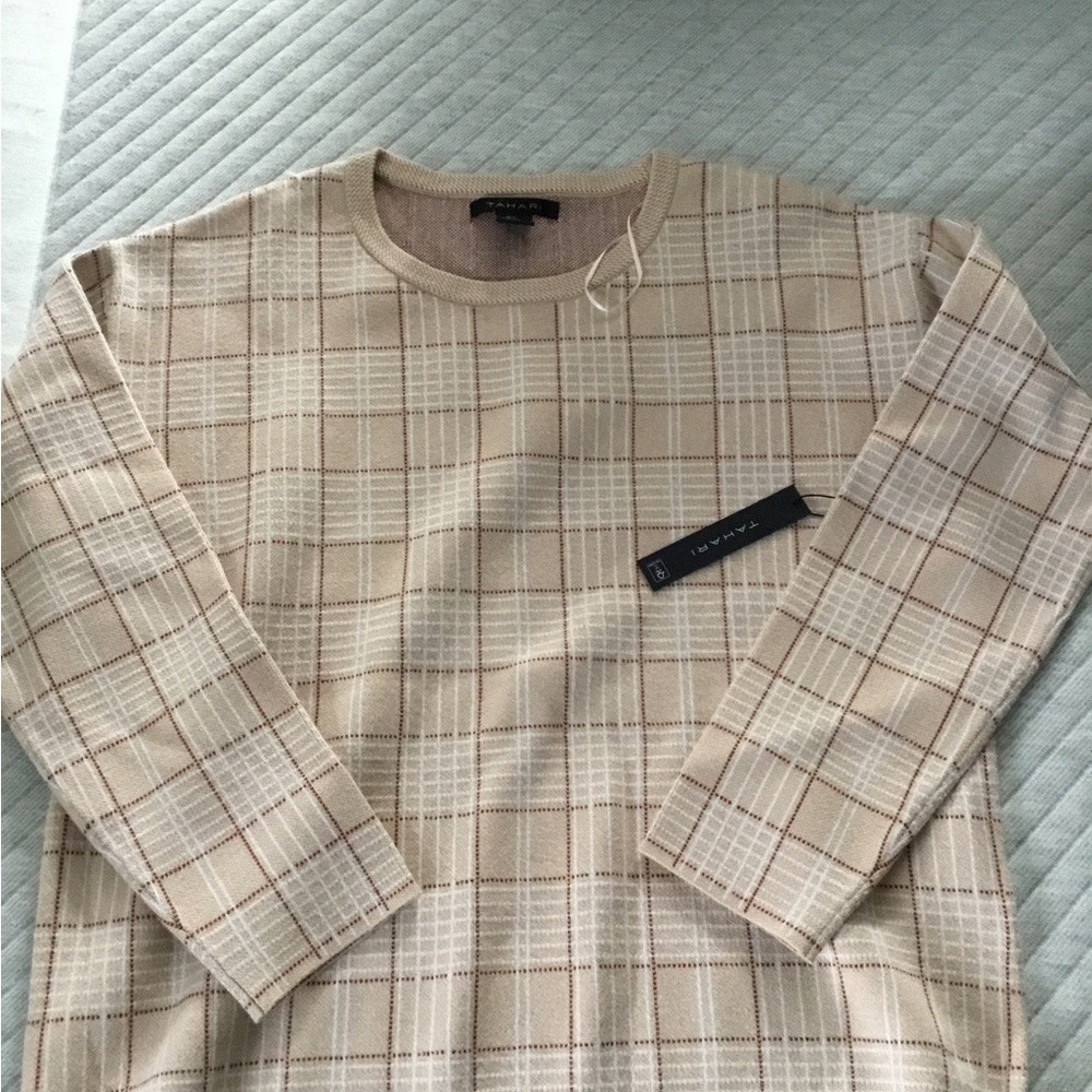 Cream Tahari Sweater